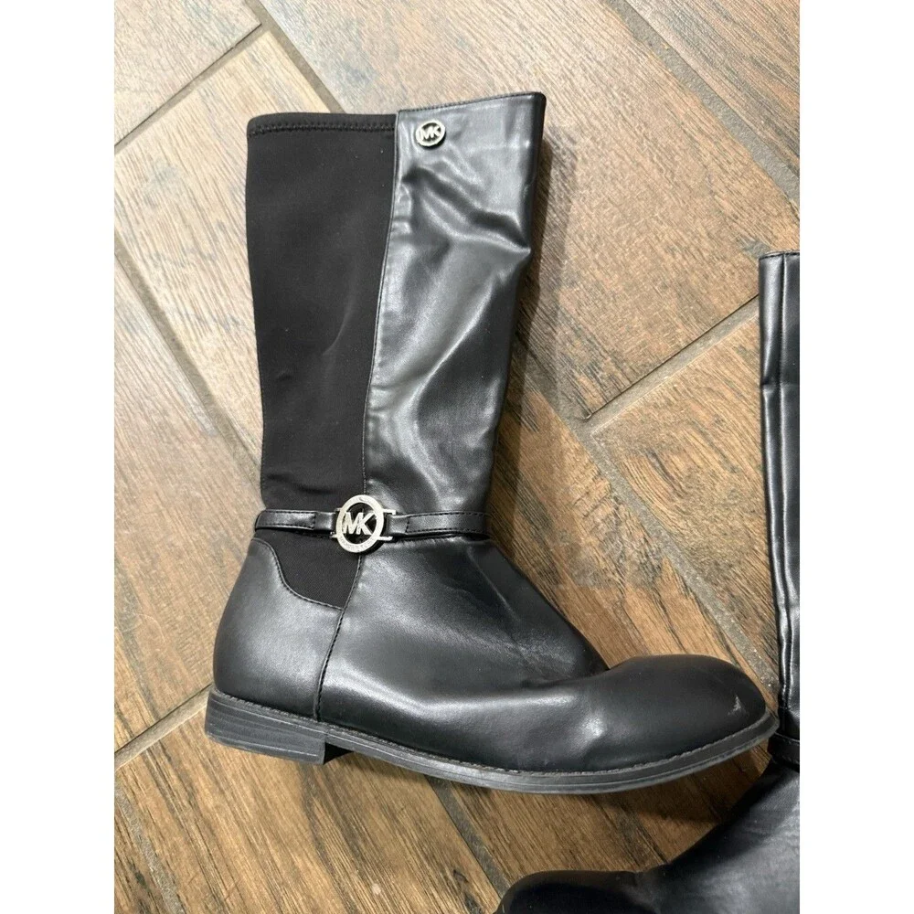 Michael Kors Black Emma Kaya Boots 4
